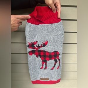 Eddie Bauer Moose Pet Sweater size L